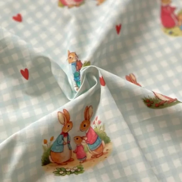 Petits Bunnies: anı defteri ön kapak kumaşı