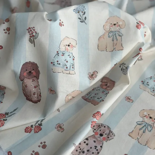 Puppy - Blue: anı albümü ön kapak kumaşı